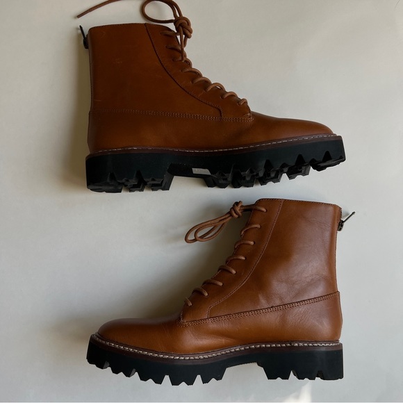 Madewell The Citywalk Lugsole Lace-Up Boot in Leather - Picture 7 of 9